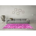 thumbnail image 3 of Ahgly Company Indoor Rectangle Abstract Pink Modern Area Rugs, 5' x 8', 3 of 4
