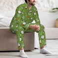 thumbnail image 7 of Lsque Halloween Monster Gnome Pattern Long Sleeve Pajama Set for Men - Soft 2-Piece Sleepwear and Loungewear Set with Pockets, Comfy Nightwear-X-Large, 7 of 7
