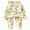 L101-Beige, variant on Baby Jungle Animal Print Cotton Underwear Pajama Fall Winter Set, Giraffe Monkey Bird Full Print Long Sleeve Top & Pants Toddler Base Layer Loungewear(L101-Yellow,3-4 Y)