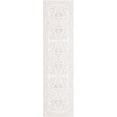 thumbnail image 2 of Rugs.com Hermitage Collection Rug – 10 Ft Runner Snow White Medium Rug Perfect For Hallways, Entryways, 2 of 9