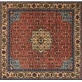 thumbnail image 1 of Ahgly Company Machine Washable Indoor Rectangle Traditional Orange Salmon Pink Area Rugs, 7' x 9', 1 of 7