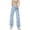 Blue, variant on LIUYUNNN Women Casual Dress Pants for Work Women Fashion Overalls High Waisted Straight Leg Wide Leg Trousers Loose Casual Floor Length Trousers, Size XL