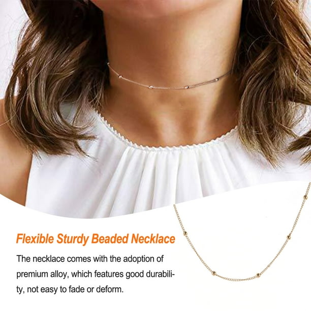 Dainty short necklaces discount