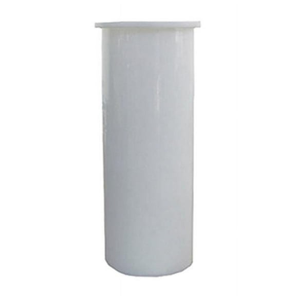 03-4305 PVC Flanged Kitchen Drain Tail piece, White - 1.5 O.D. x 8 in.