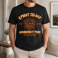 thumbnail image 6 of Veylor Haus Adult Retro Spooky Island Graphic, Unisex Classic Fit Cotton Tee, 6 of 9
