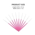 thumbnail image 2 of 20pcs Plastic Handle Crochet Needles for Hair Extensions and Knitting, 2 of 8