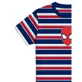 thumbnail image 3 of Spider-Man Head, Boys Graphic Crew Neck Short Sleeve Embroidered Striped Tee, Sizes 4-18, 3 of 4
