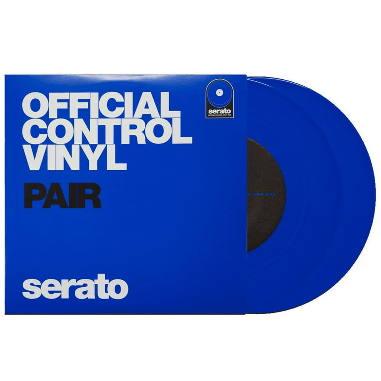 Serato 7'' Official Control Vinyl - (Pair, Blue) - Walmart.com