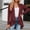 Red, variant on Women's 2023 Autumn And Winter Long Sleeved Solid Color Loose Cardigan Top Women's Knitted Coat Long Sweater Duster for Women Fall Clothes for Women Thin Sweater Woman with in Cardigans Long Sleeve