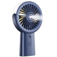 thumbnail image 1 of Otlonpe Ventilador portátil con niebla, ventilador de mano recargable de 4000 mAh, funciona con pilas, ventilador de pulverización de agua, pequeño ventilador personal de mano, banco de energía para v, 1 of 5