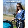 thumbnail image 2 of Phone Holder, Cell Phone Mount for Baby Stroller, Shopping Cart, Flexible Gooseneck & One-Hand Operation Handlebar Clamp for iPhone 15 Pro Max 14 13 12, Galaxy S24, All 4-7" Smartphone, 2 of 7