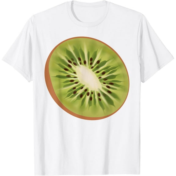 Kiwi Halloween Costume T-Shirt Fruit Salad Men Women Couples T-ShirtMen's and women's pure cotton short-sleeved shirts