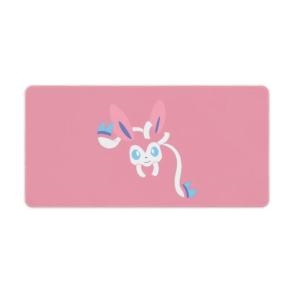 Sylveon Mouse Pad Extended Gaming No-sliped Large Desk Mat Stitched Edge Keyboard Mat Mousepad