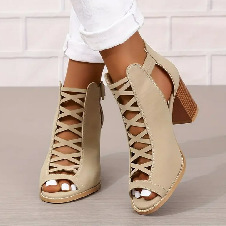 YYYTop Sandals for Women, Wide Width Sandals for Women Women's