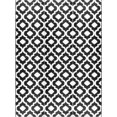 thumbnail image 1 of BalajeesUSA Outdoor Patio Rugs Clearance 9'x12', Black and White, Reversible mats, Outdoor Rugs Plastic Waterproof, rv Camper Rugs Large 514, 1 of 8