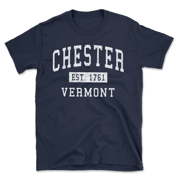 Chester Vermont Classic Established Men's Cotton T-Shirt