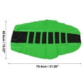 thumbnail image 3 of Motocicleta Motocross para Asiento Cubierta Anti Deslizante Asiento Cojín Verde Negro, 3 of 8
