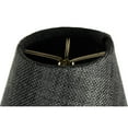 thumbnail image 5 of Set of 6 Granite Gray Burlap Lamp Shade - Clip-on Candelabra Shade 3x5x4, 5 of 8