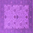 thumbnail image 1 of Ahgly Company Indoor Square Oriental Purple Industrial Area Rugs, 8' Square, 1 of 4