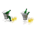 thumbnail image 1 of 2 piezas 1/12 cubo de botellas de cerveza tazas modelo conjunto para decoración de cocina de casa de muñecas Macarena Muñeca Bebidas Jugar Cocina, 1 of 7