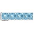 thumbnail image 2 of Ambesonne Circles Fabric by the Yard Upholstery, Concentric Circles Dots, 1 Yard, Blue and White, 2 of 4