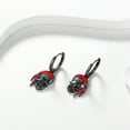 thumbnail image 7 of Fasjewly Halloween Skull Earrings,Black Skeleton Huggie Hoop Earrings Gothic Punk Earrings Cosplay Party Jewerlry Gifts for Women Men, 7 of 7