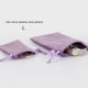 thumbnail image 5 of Ounissouiy Las bolsas de regalo para los favores de la boda de la fiesta de Navidad protegen los artículos y ahorran bolsas con cordón de Cubiertas para muebles de jardín púrpura, 5 of 6