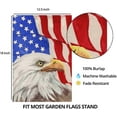 thumbnail image 2 of 4th of July Eagle Garden flag 12x18 Double Sided,Patriotic Eagle with American Flag Small Yard Flags for Memorial Day,Independence Day,Veteran Day Decoration for Summer Farmhouse Holiday Outdoor, 2 of 7