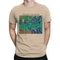 thumbnail image 2 of Vincent Van Gogh Irises Artwork Men's T-shirt, 2 of 3