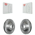 thumbnail image 1 of CMX Front Disc Brake Rotors Pair for Car BMW 750i 750Li 745i 745Li 760Li 760i K8-100354, 1 of 8