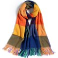 thumbnail image 1 of Bufandas a cuadros escoceses para mujer Invierno, Bufandas largas para mujer con, 1 of 5