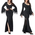 thumbnail image 1 of WILLBEST Robes de Gala Formelles Femmes Robe Gothique Sorcière Ajustée Manches Chauve-Souris Fête, 1 of 2