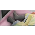 thumbnail image 2 of Xingzhi Foot Rest Hammock Foldable Multifunction Leg Rest for Most Airplane Seats Pink, 2 of 5