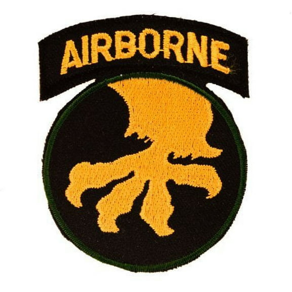 17th Airborne US Army Division 3 inch Embroidered Patch PPM8310