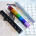 thumbnail image 3 of LCXmlly Simulation Flower Waterproof Metal Weekly Organizer Box Good Sealing 7 Compartments Travel Supply (with Keychain), 3 of 6
