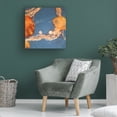 thumbnail image 3 of Canvas Wall Art - Lynann Colligan 'Jelly Fish 1' Wall Art for Living Room, Bedroom, or Office Décor by Trademark Fine Art - 24 x 24 Inches, 3 of 4