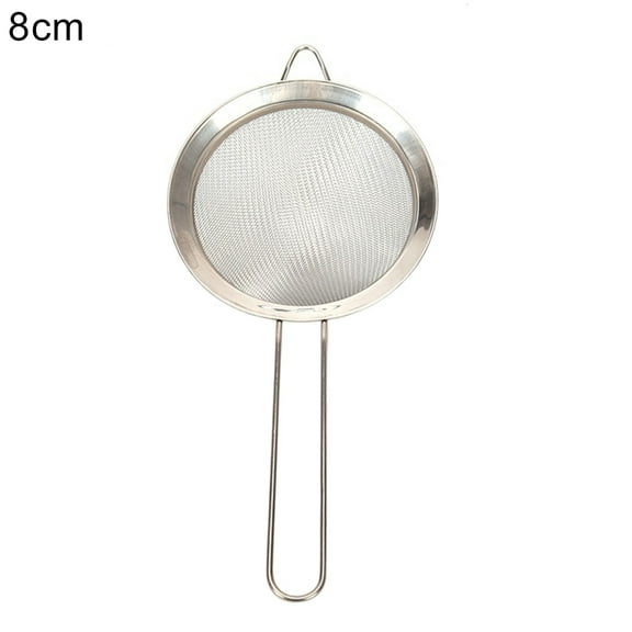 Ayyufe Strainer; Broadside Stainless Steel Flour Sieve Oil Colander Soybean Milk Filter Home Tool