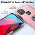 thumbnail image 3 of for Moto G Stylus 5G 2021 Case, Protective Case for Moto G Stylus 5G 2021 with Kickstand, Slim Soft Shock-Proof Cover for Motorola Moto G Stylus 5G Case 2021, Pink, 3 of 15