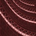 thumbnail image 1 of Ahgly Company Indoor Square Patterned Brown Red Area Rugs, 4' Square, 1 of 6