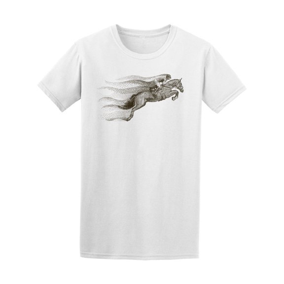 Equestrian Jockey On Horse Tee Men's -Image by Shutterstock