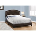 thumbnail image 4 of Contemporary Home Living 85.75" Brown Transitional Rectangular Bed Frame - Queen Size, 4 of 4