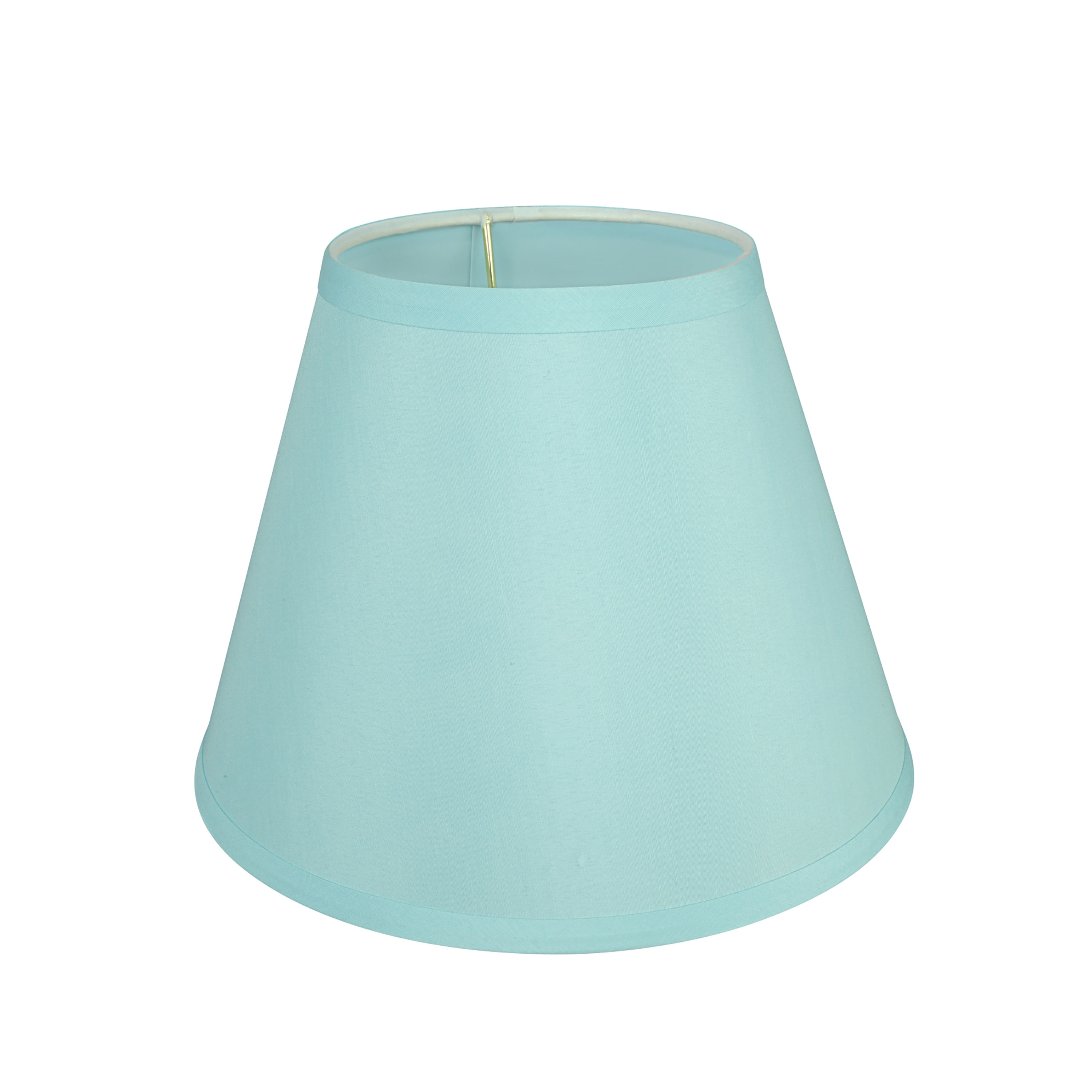 Aspen Creative 58906 Transitional Hardback Empire Shape UNO Construction Lamp Shade in Light Blue, 9" Wide (5" x 9" x 7")