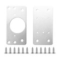 thumbnail image 1 of Kitchen Cupboard Door Hinge Repair Plate Fixing Stainless Steel Bracket Flat Fixing Brace for Protecting Door Fittings, 1 of 5