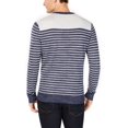 thumbnail image 2 of Club Room Men’s Low Tide Striped Sweater (Navy Stone Heather, XXL), 2 of 2