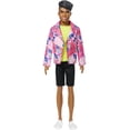 thumbnail image 2 of Ken 60Th Anniversary Doll 3 In Throwback Rocker Look With Neon Top, Shorts & Shoes for Kids 3 To 8 Years Old, 2 of 5