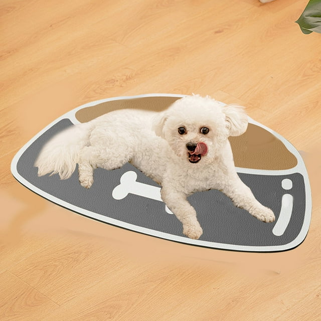 XWSHYW Mantas Estera de Alimentación para Mascotas, Estera de Barro de Diatomeas, Estera Absorbente Antideslizante, No Es Fácil de Desgastar y Fácil de Limpiar, Adecuada para Gatos, Perros y Otras Ma