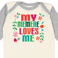 thumbnail image 4 of Inktastic My Memere Loves Me Girls Girls Long Sleeve Baby Bodysuit, 4 of 5