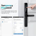 thumbnail image 4 of Waterproof Smart Door Lock Fingerprint APP Password RFID Card Keyless Digital Electronic Lock Aluminum/s Sliding ,Smart and Convenient, 4 of 6