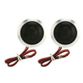 2pcs 150W Dome Tweeter 2 Way System High Sensitivity Silver Black Dome Audio Tweeter for Car