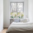thumbnail image 4 of Kitchen Curtains and Valance Set Tier Curtains Summer Farm Lemon Bicycle Semi Sheer Curtains for Living Room Rod Pocket Tiers and Valances for Windows 2 Piece Set 27.5"x24", 4 of 5